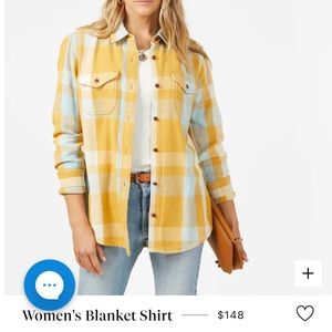 Womens outerknown flannel as seen on Kourtney Kardashian xs/s